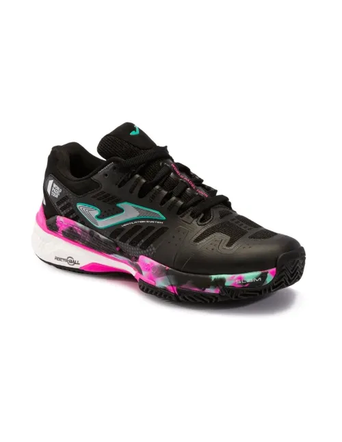 Joma Slam 22 Clay Negro Fucsia Mujer | Ofertas de pádel